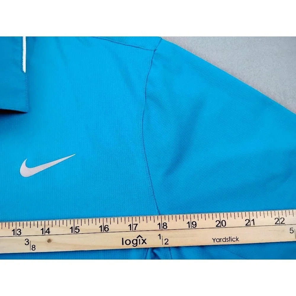 Nike Golf Dri-FIT Short Sleeve Polo Shirt Standard Fit Men's Medium‎ Blue